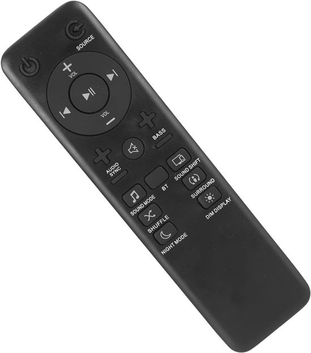 Dailygoody - Soundbar-Afstandsbediening - Vervangend - Compact formaat - Geschikt