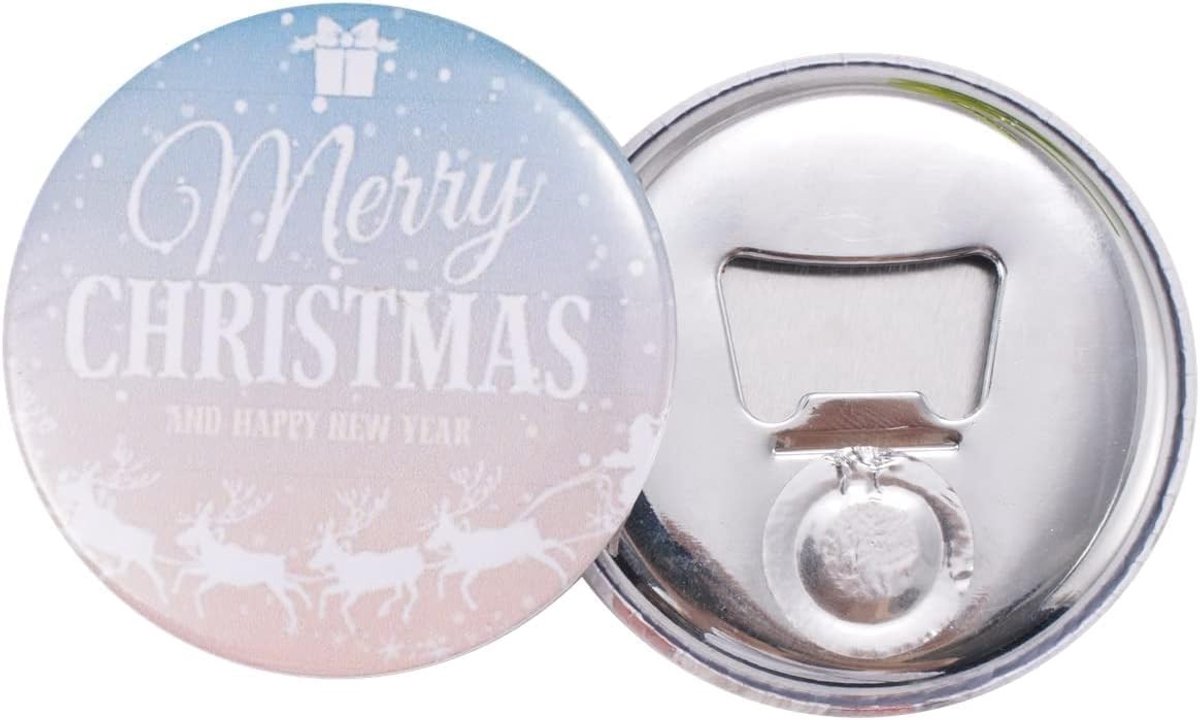 Buttonmachine 58 mm - Ronde flesopener verbruiksartikelen - Metalen onderdelen - Doe-het-zelf set voor personalisatie