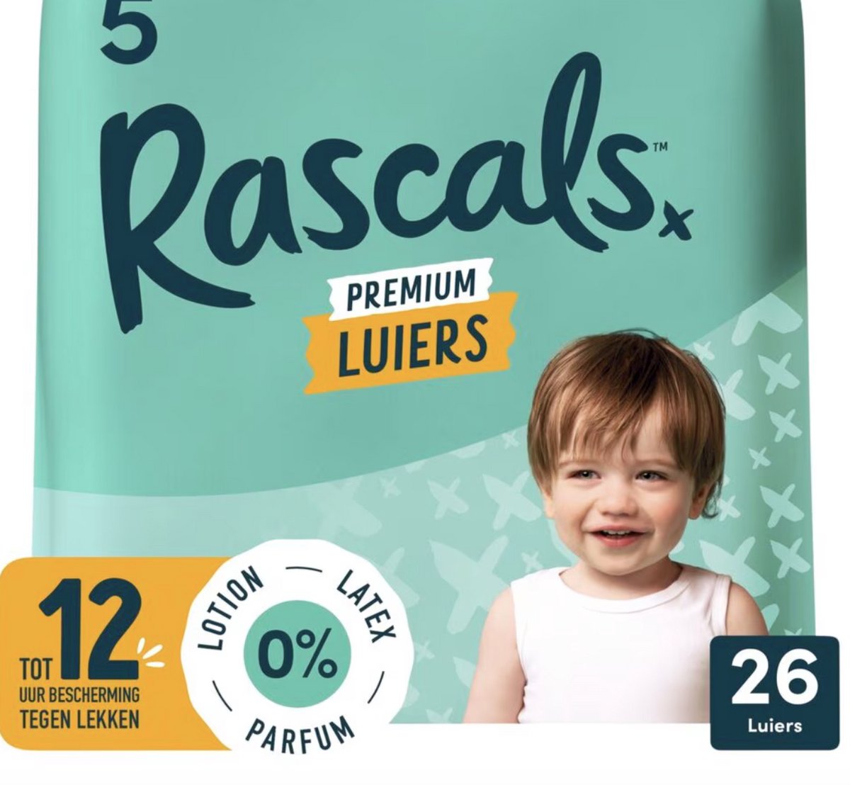 Rascal+Friends Baby Luiers maat 5, 13-18 kg (26 stuks)