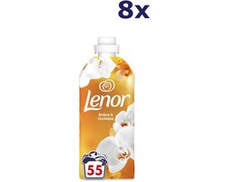 Lenor Wasverzachter Amber & Orchidee - 8 x 55 Wasbeurten