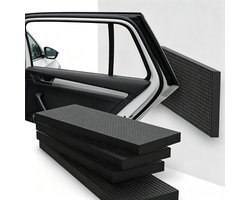 4 Stuks Garage Muurbeschermer - Garage Wandbeschermer - EVA‑schuim Beschermpads - 30*10*3cm - Krasbestendig - Voor Smalle Garages En Parkeerplaatsen Zwart