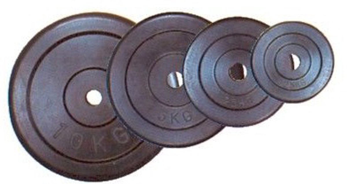 Taurus Halterschijven rubber 10 kg