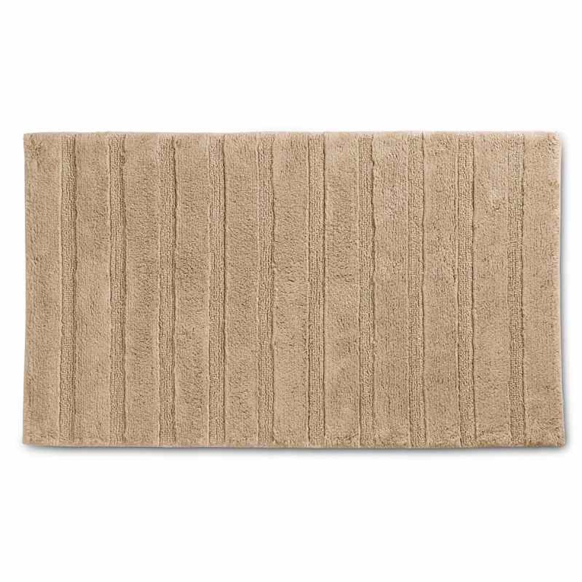 Badkamermat Megan, 100% katoen, beige, 120 x 70 x 1,6 cm