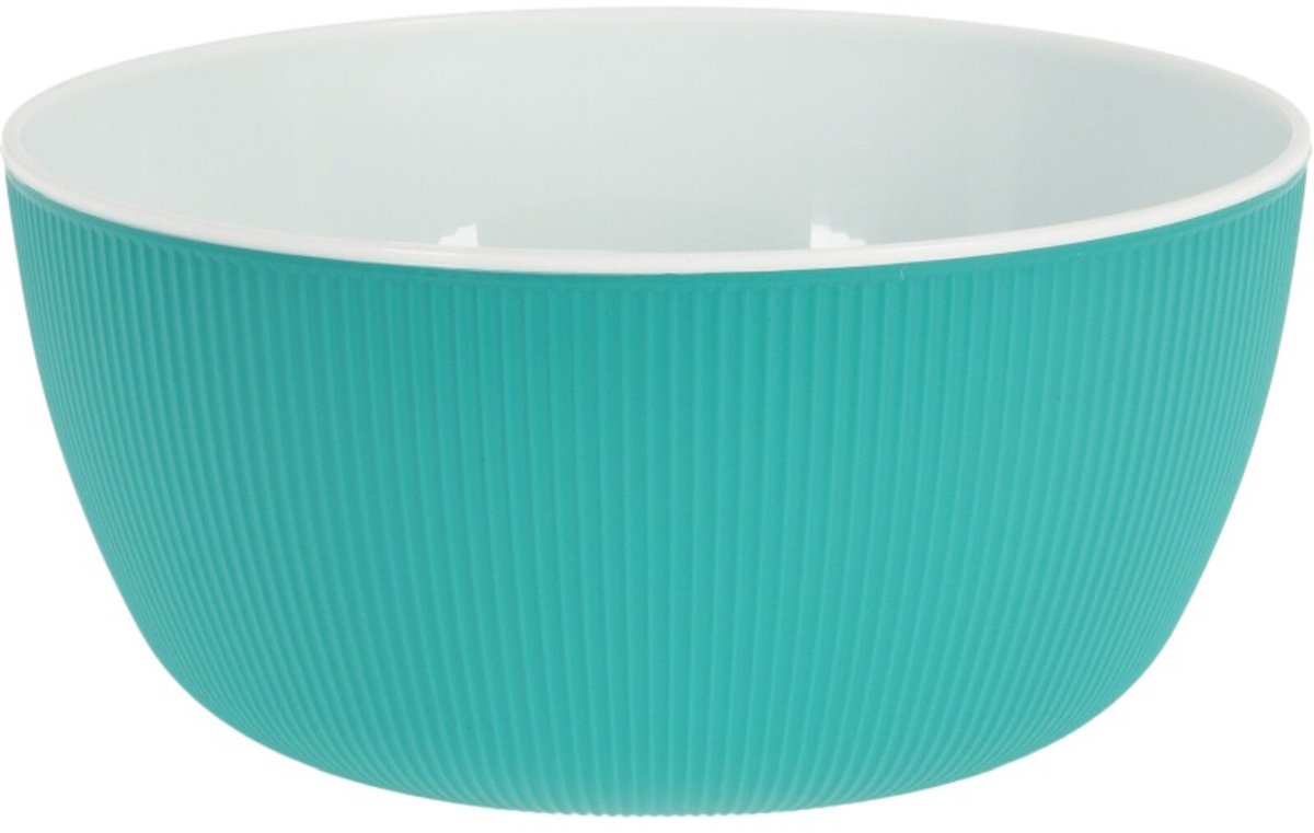 Plastic schaal, diameter 24 cm, groen