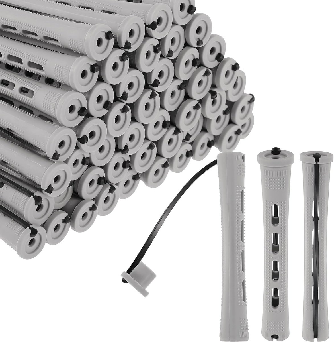 50 Stuks Permanente Krulstokken 1.5cm voor Lang en Kort Haar - Haarstyling en Krullen Maken