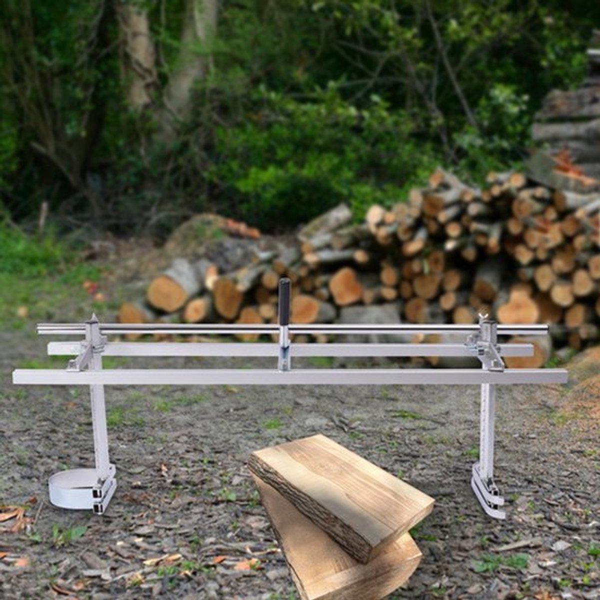 Kettingzaagmolen Draagbare - Aluminium Stalen Gidsbalk - 8.5 kg Gewicht - Voor Timmerhout Snijden - Planking Zaagmachine