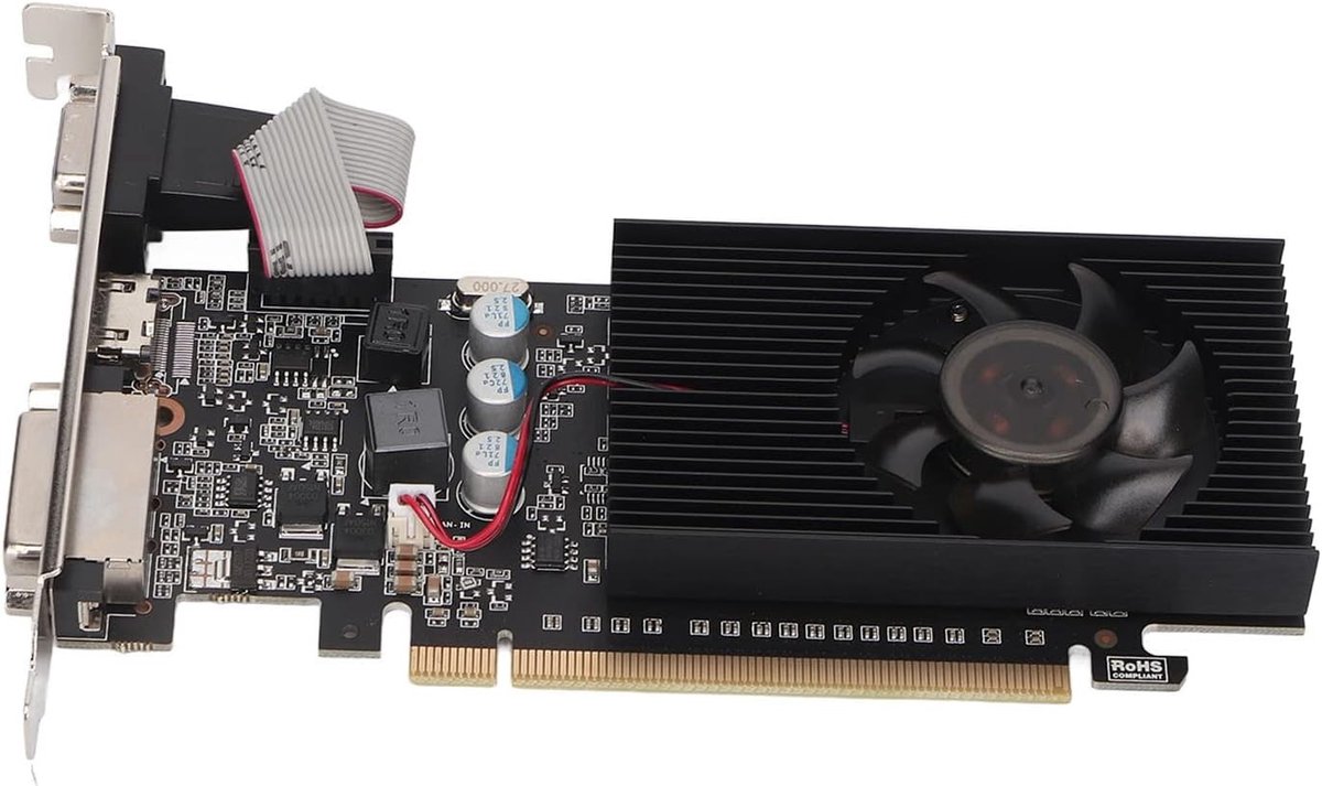 Grafische Kaart 2GB DDR3 PCI Express X16 voor Desktop PC, Ondersteunt DirectX 11, 2560x1600 Resolutie en 810MHz Frequentie