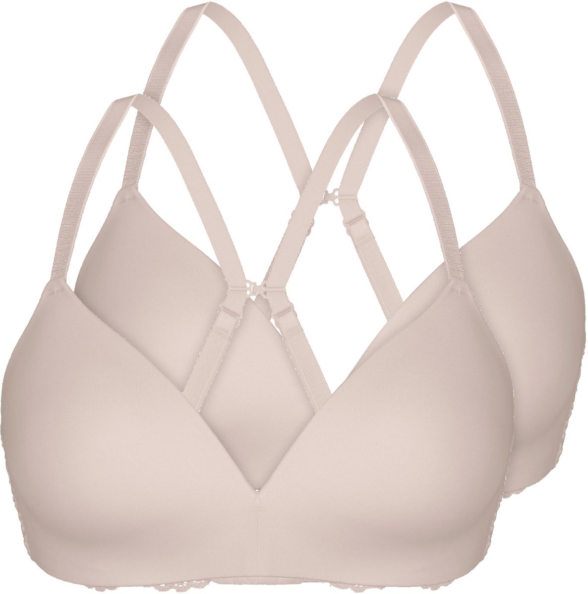 2-pack Zachte bh Inzetstuk Classic Lace
