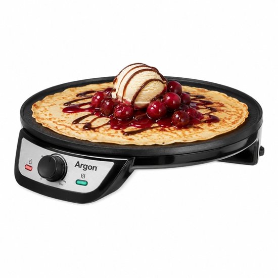 Pannenkoekenmaker Argon Zwart 1200 W — afbeelding 5