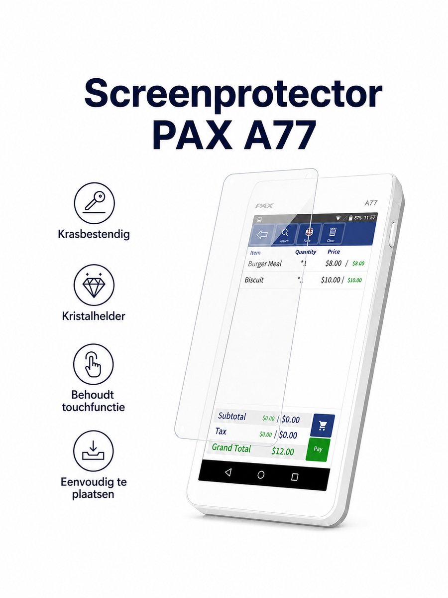Screenprotector PAX A77