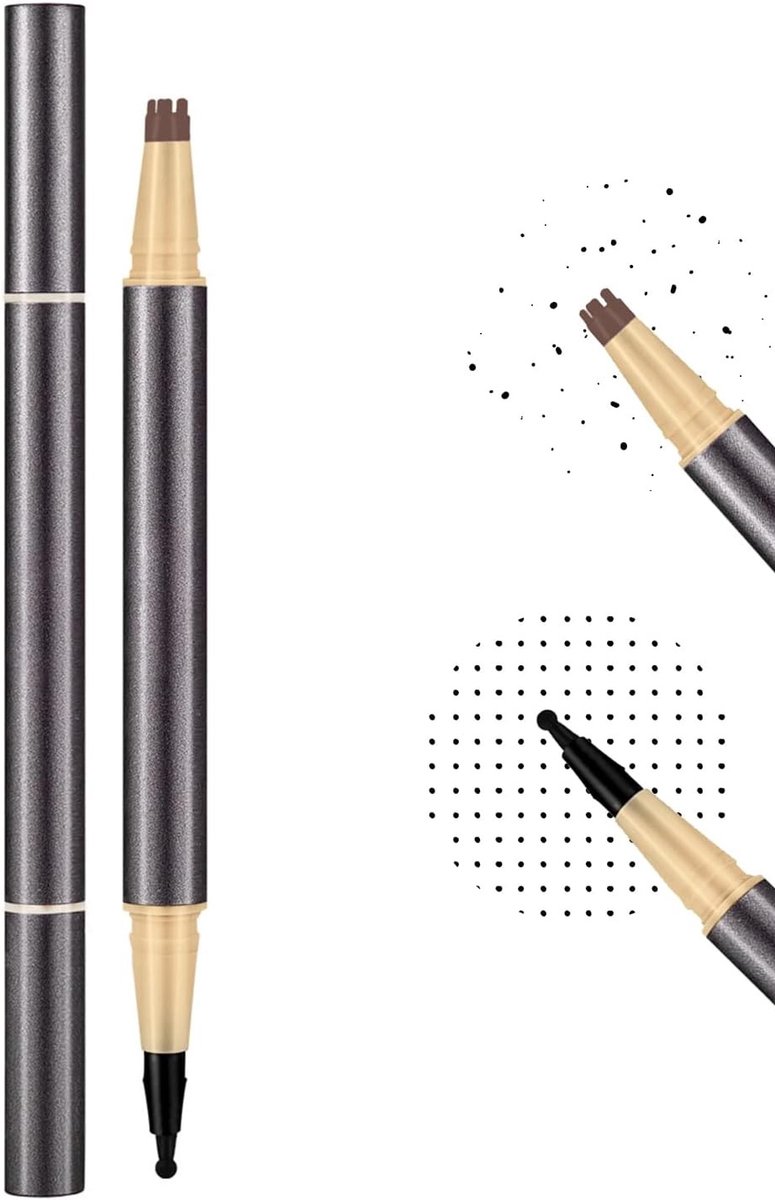 Natuurlijke kunstmatige sproetenpen en stempel, waterproof en duurzaam, ideaal voor fijne sproetenlijnen en make-up accentuering