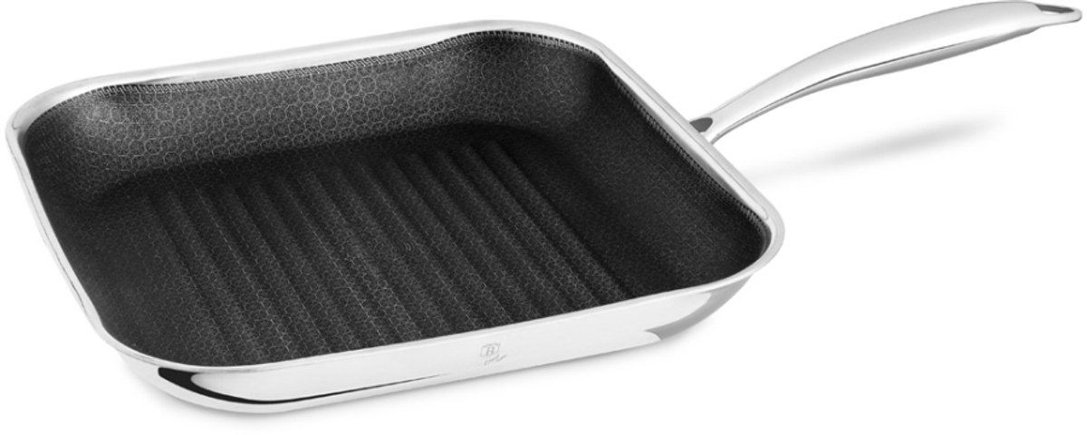Roestvrijstalen grillpan 28 cm Eternal Collection
