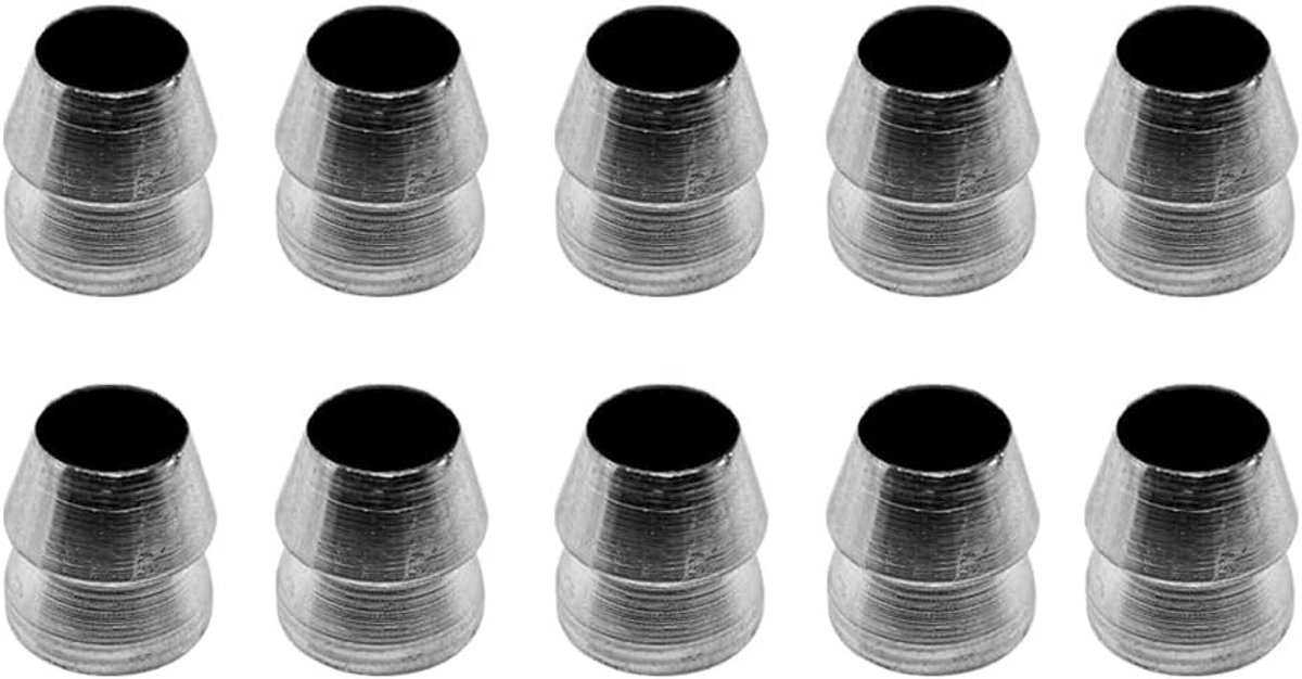Set van 10 Ronde Handgrepen, 10mm Stalen Veiligheidskegels voor Splitsen, Hamerhandgreep Kit voor Bijlen en Houtbewerking