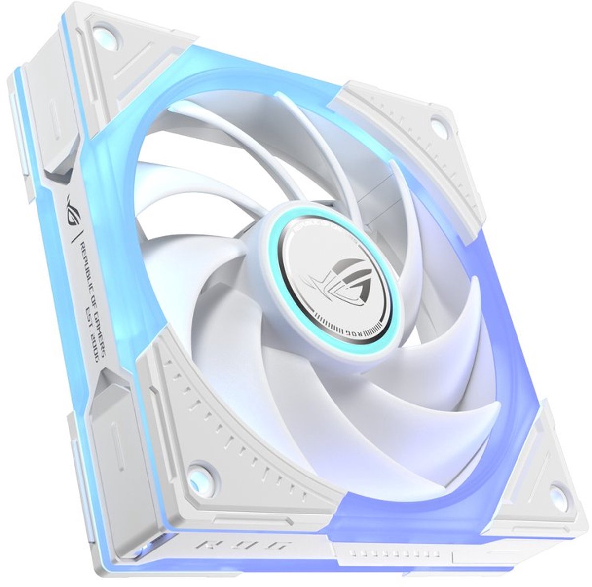 ASUS ROG Eurux GR120 ARGB Reverse - Behuizingsventilator - 120mm PWM - Reverse Blade - Wit
