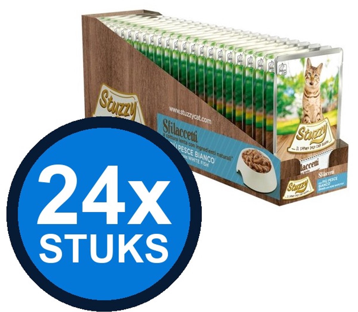 24x Stuzzy Kat Shreds vis 85gr
