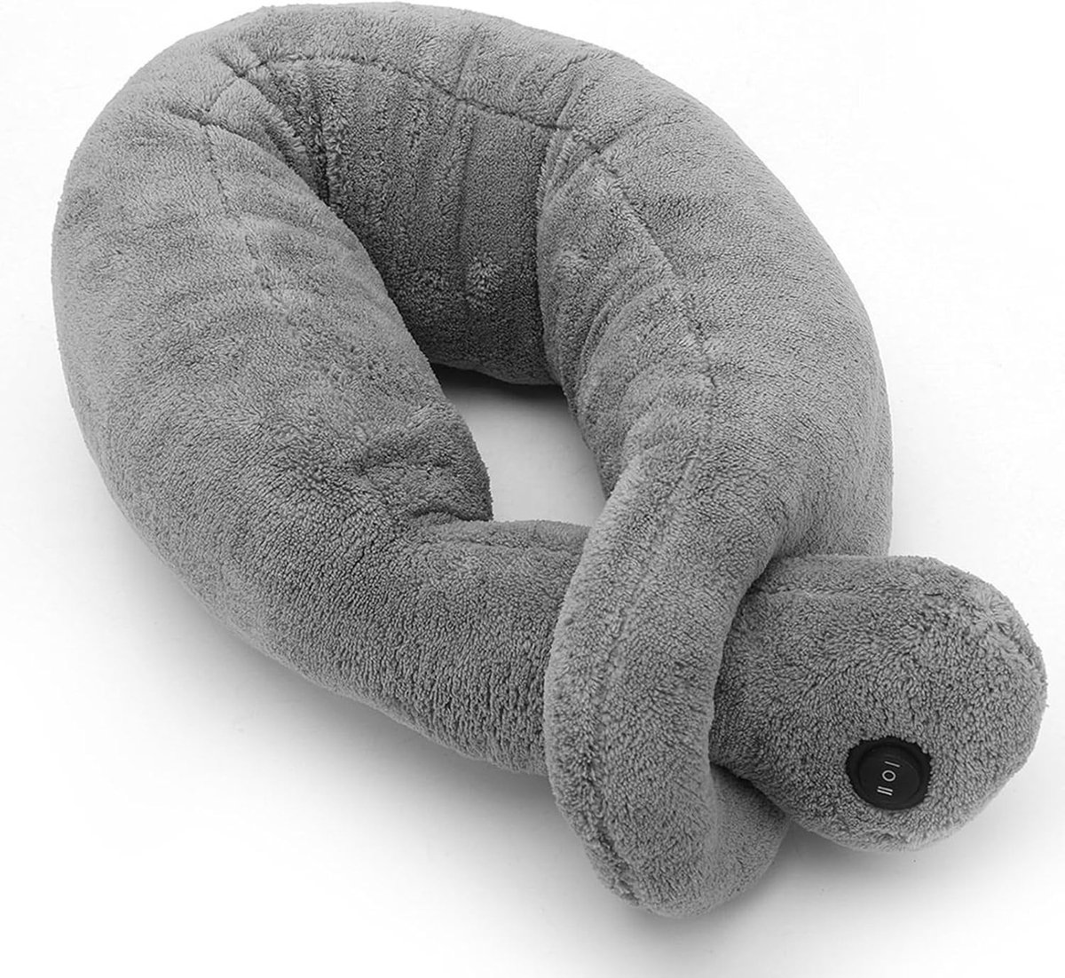Zachte Massagekussen voor de Nek met Vibratie voor Pijnverlichting, Spierontspanning en Stressverlichting