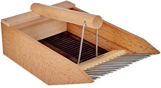 Bessenkam Houten Bessenplukker met Massief Beukenhouten Handvat — afbeelding 2