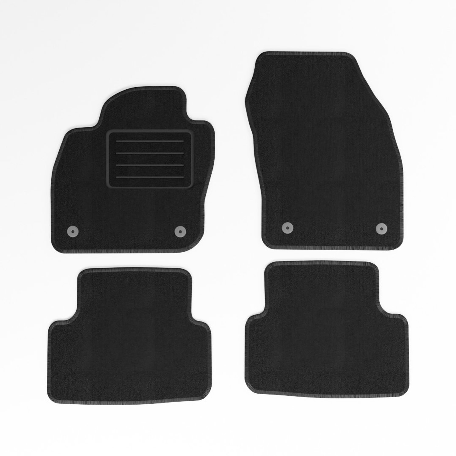 Mats4all | Naaldvilt automatten passend voor Volkswagen T-Cross 2019-> | Antislip | Met versterking | 4-delig | Automatten | Mattenset