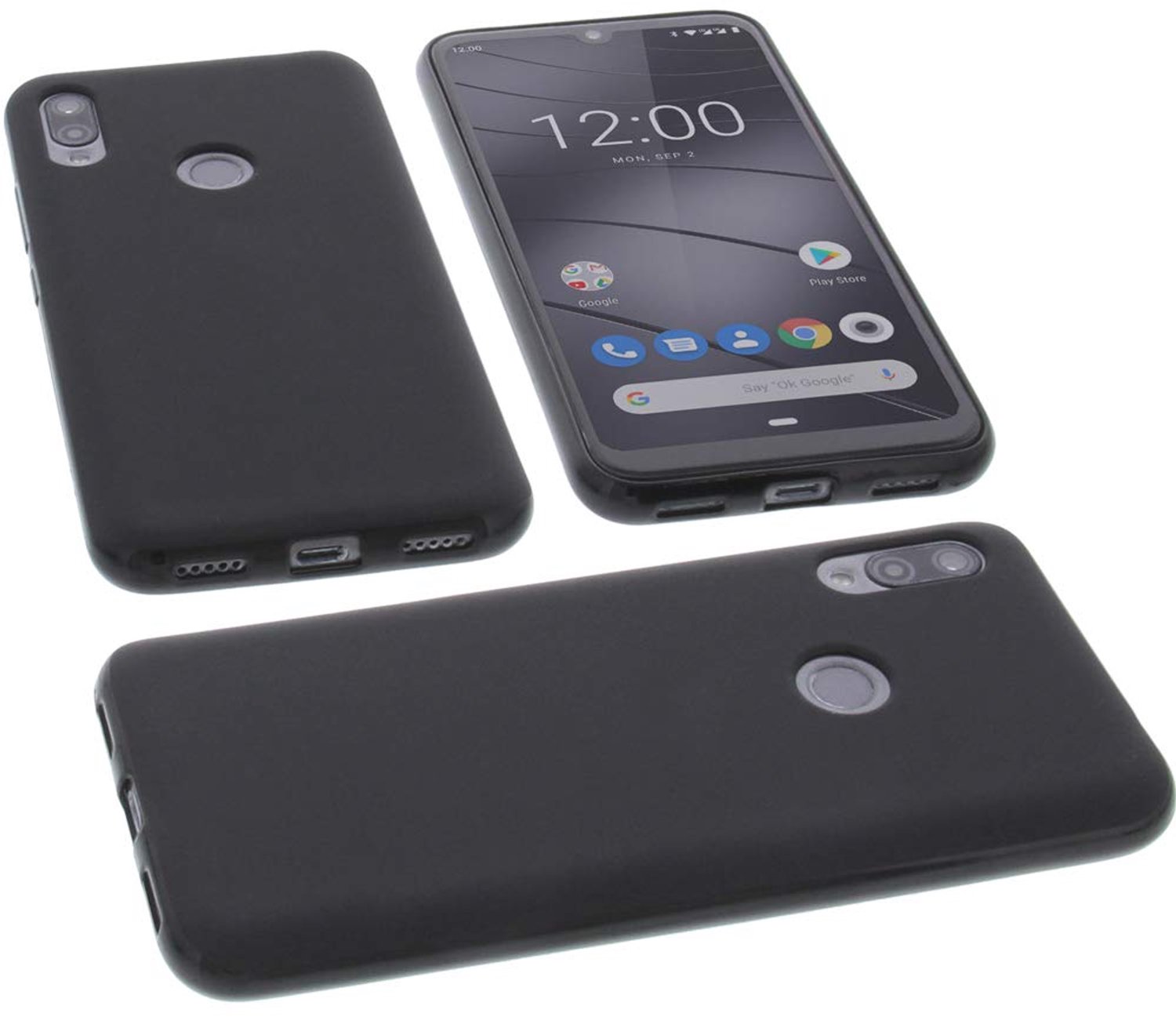 TPU Hoes voor Gigaset GS190 - Zwart