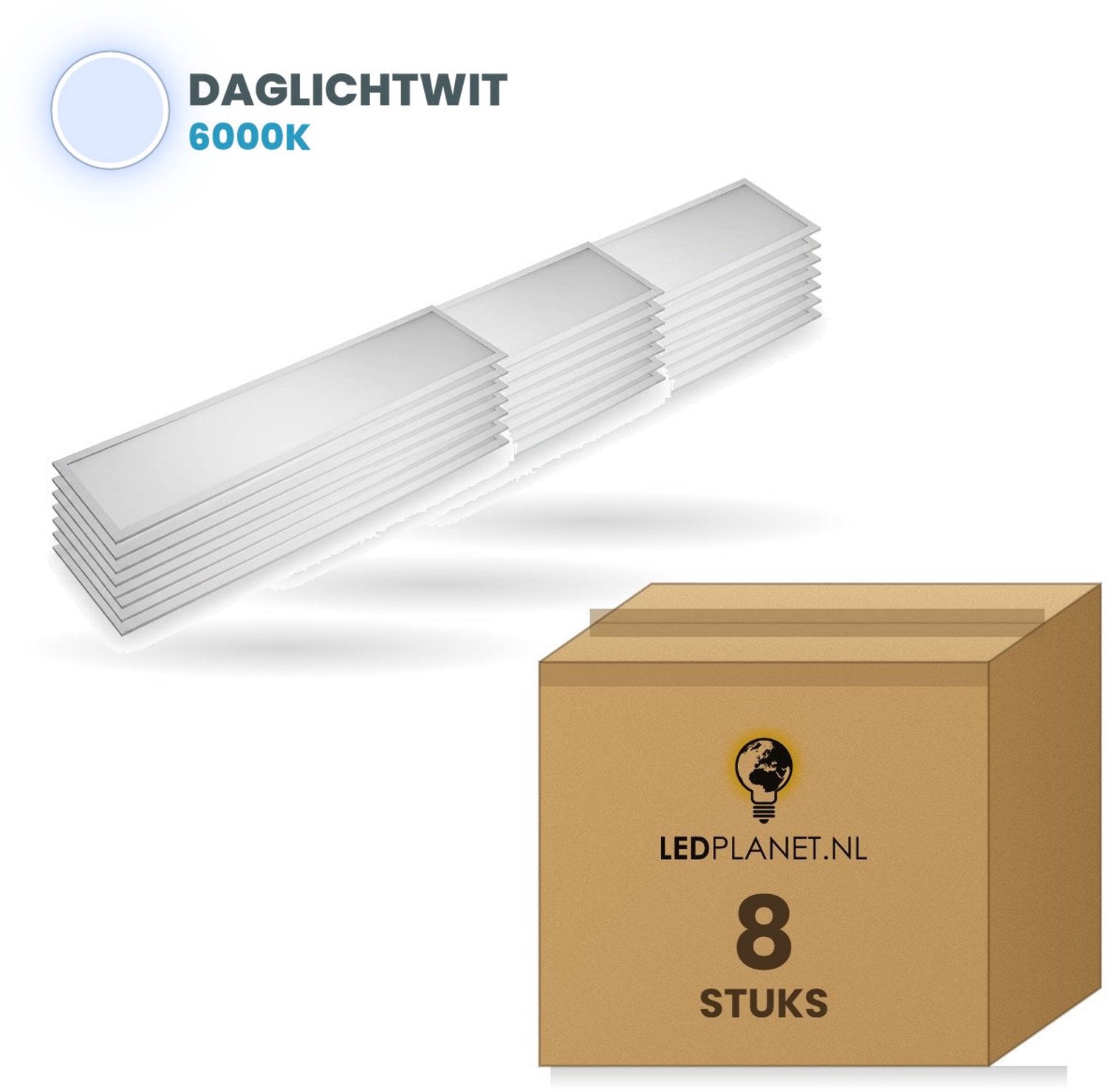 Tsong LED Paneel 300x1200 5000lm 25W/18W - Daglichtwit 6000K - UGR