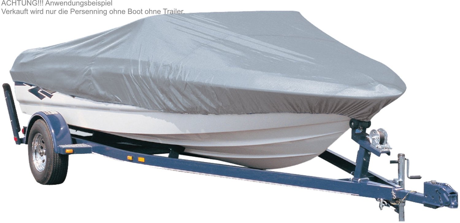 Marineblauw en Grijs Dekzeil voor Bootbescherming