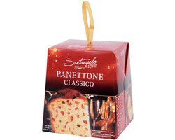 Santangelo 1968 Panettone Classico – Italiaanse Kerstcake met Rozijnen en Gekonfijte Sinaasappel – Traditionele Panettone – 500 g