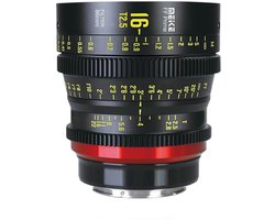 16 mm T2.5 Groothoeklens voor Canon EF Mount, Handmatige Focus