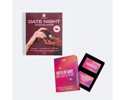 The Oh Collective Soft Spark Set - Erotische cadeauset - Self Love kaartspel 53 kaarten + Date Night chocolade