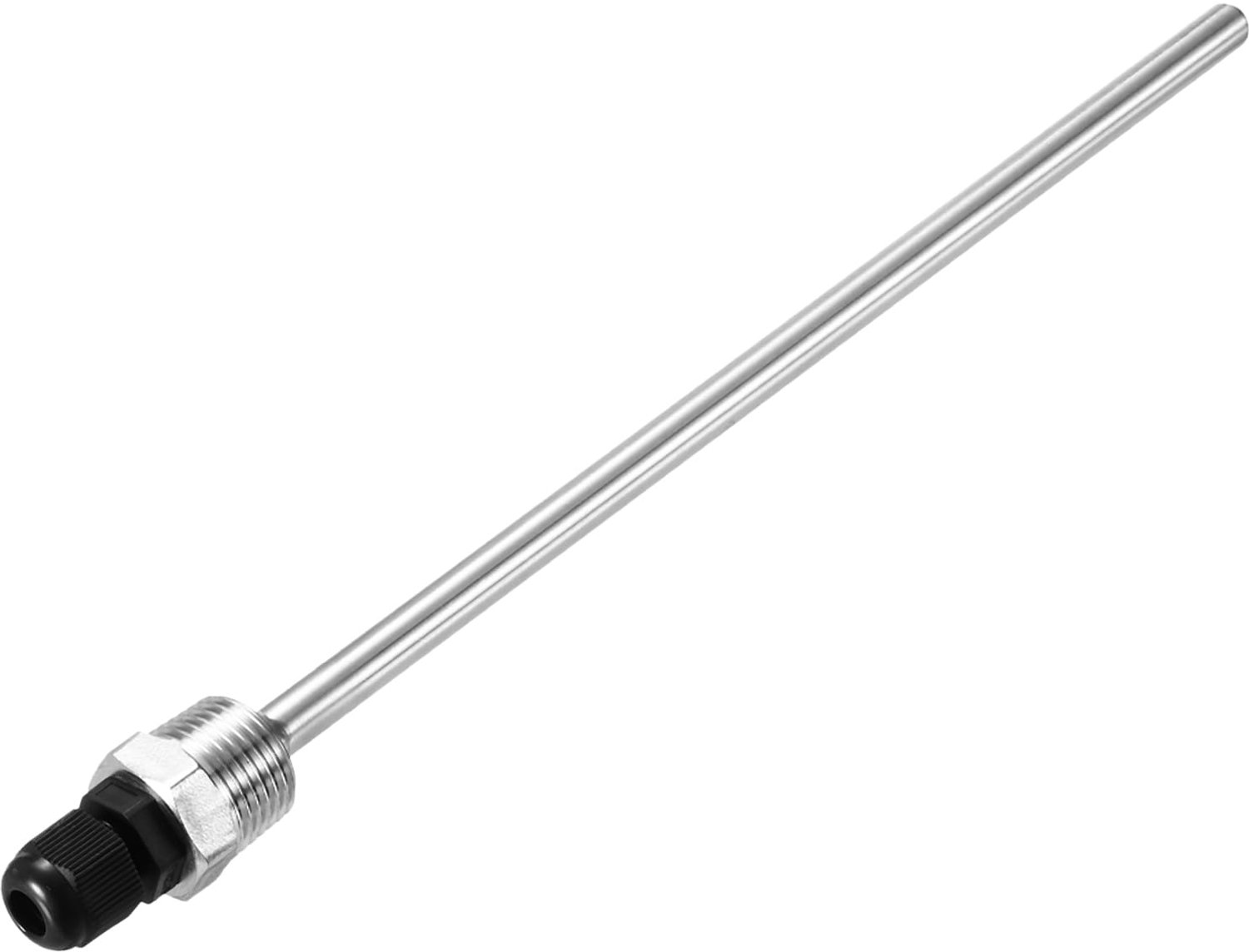 Gelaste Schachtthermometer van RVS 304 met 250 mm Kabel voor Bierbrouwerij