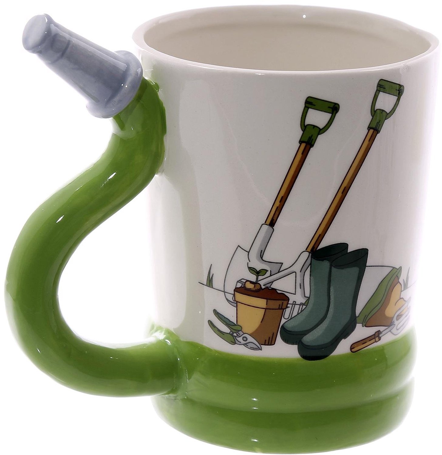 Garden Tool Cup Coffee Mug - Keramisch met Tuinslang Handvat