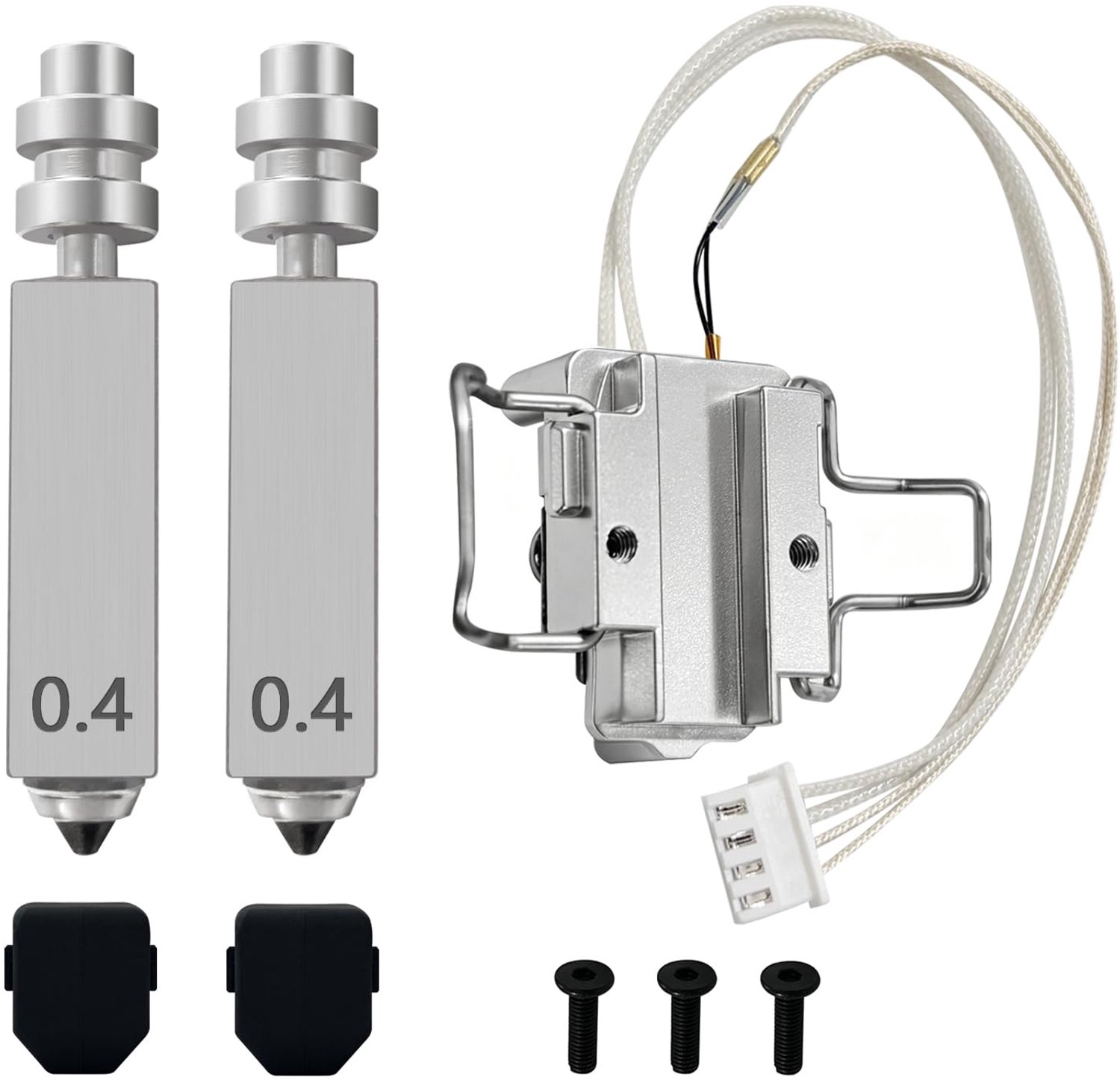 Kobra 4 Verwarmingsset met Siliconen Afdekking en Nozzles