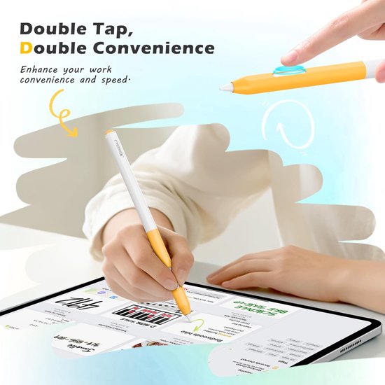 Pencil Case - Crystal Clear Design - Beschermhoes - Geschikt voor Apple Pencil Pro - 2e Generatie - Slank Profiel - Bescherming tegen Krassen - Pencil Sleeve — afbeelding 3
