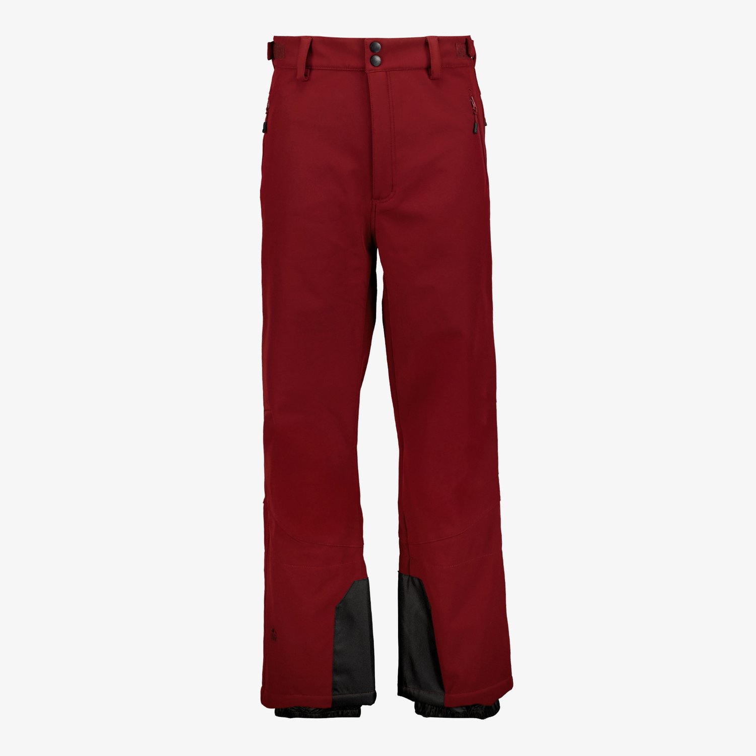 Heren softshell skibroek 8000 mm waterkolom Rood