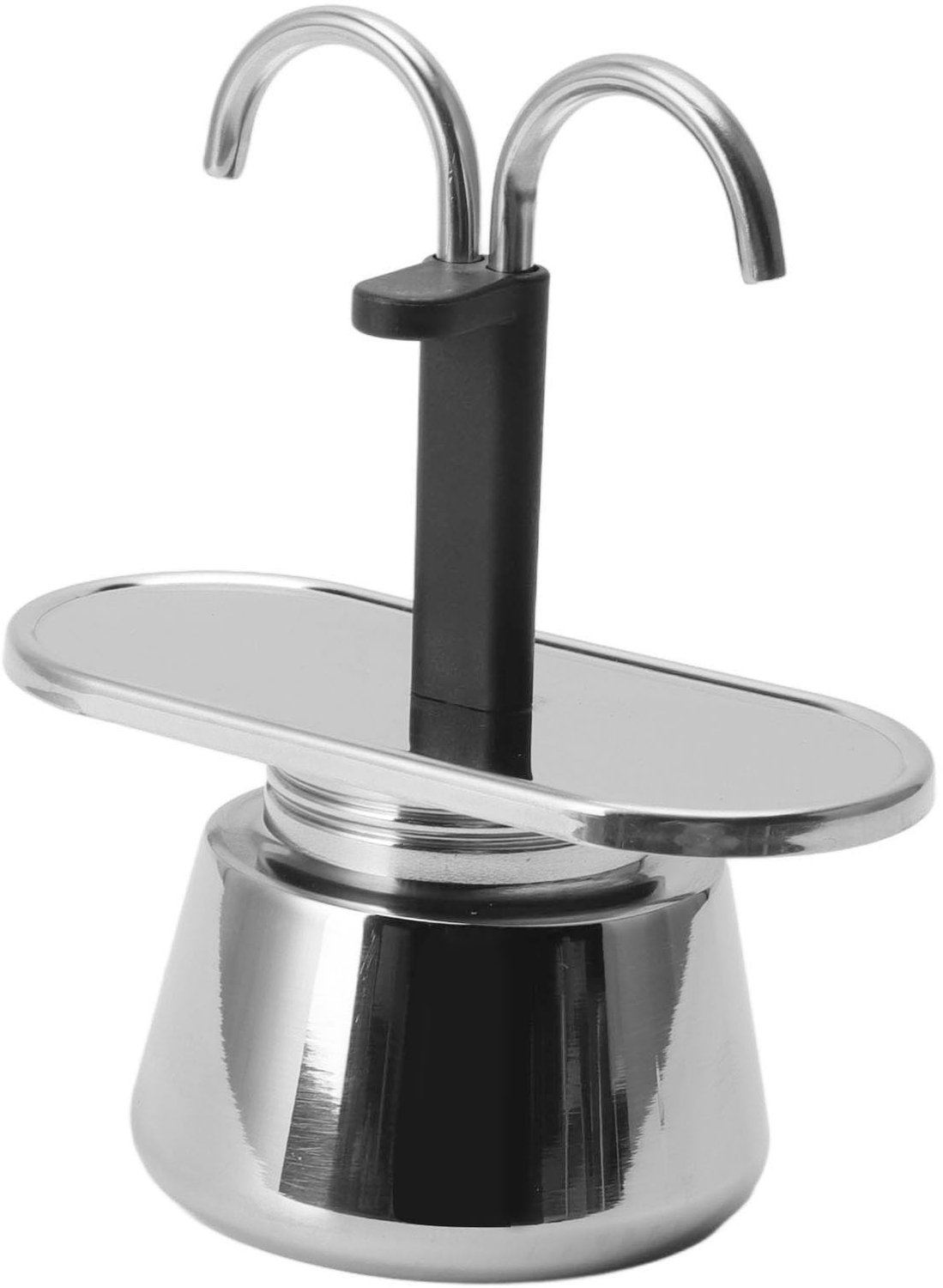 Mini Moka Pot voor 2 Kopjes, 100 ml RVS Koffiezetter