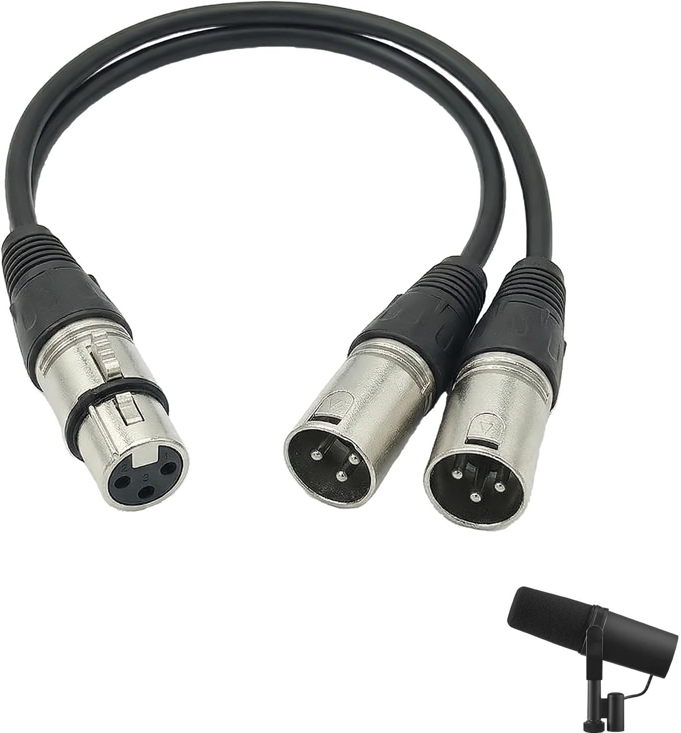30cm XLR Splitterkabel voor Microfoon