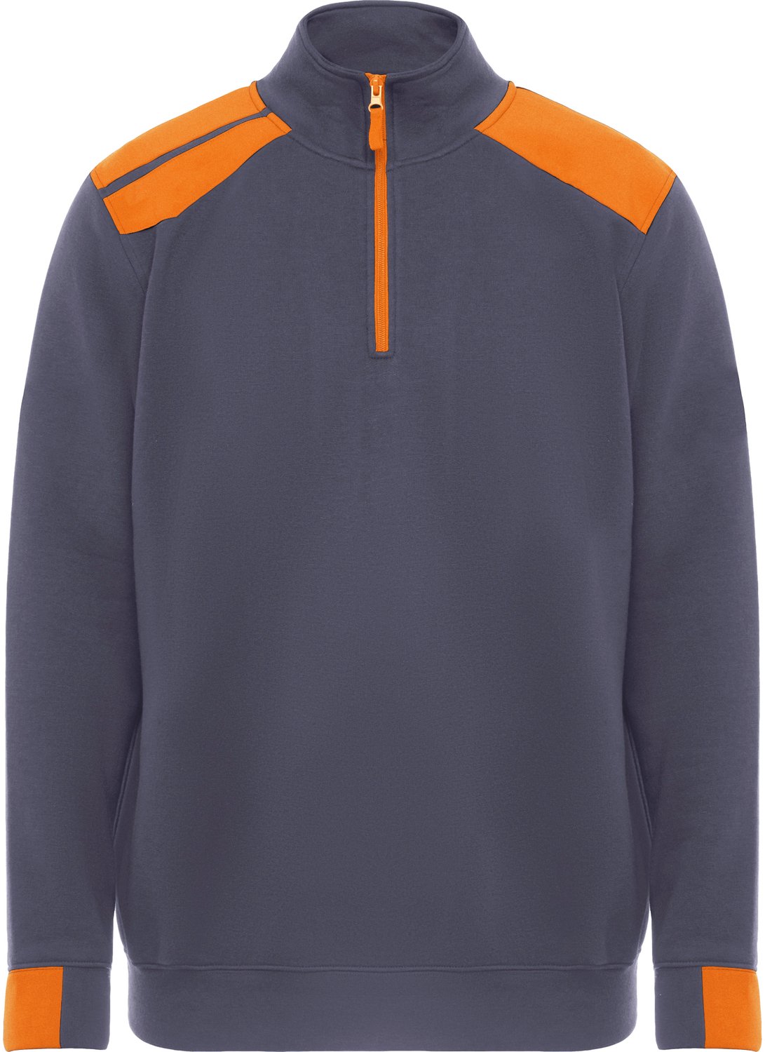 sweater met 1/4 rits Maverick Grijs