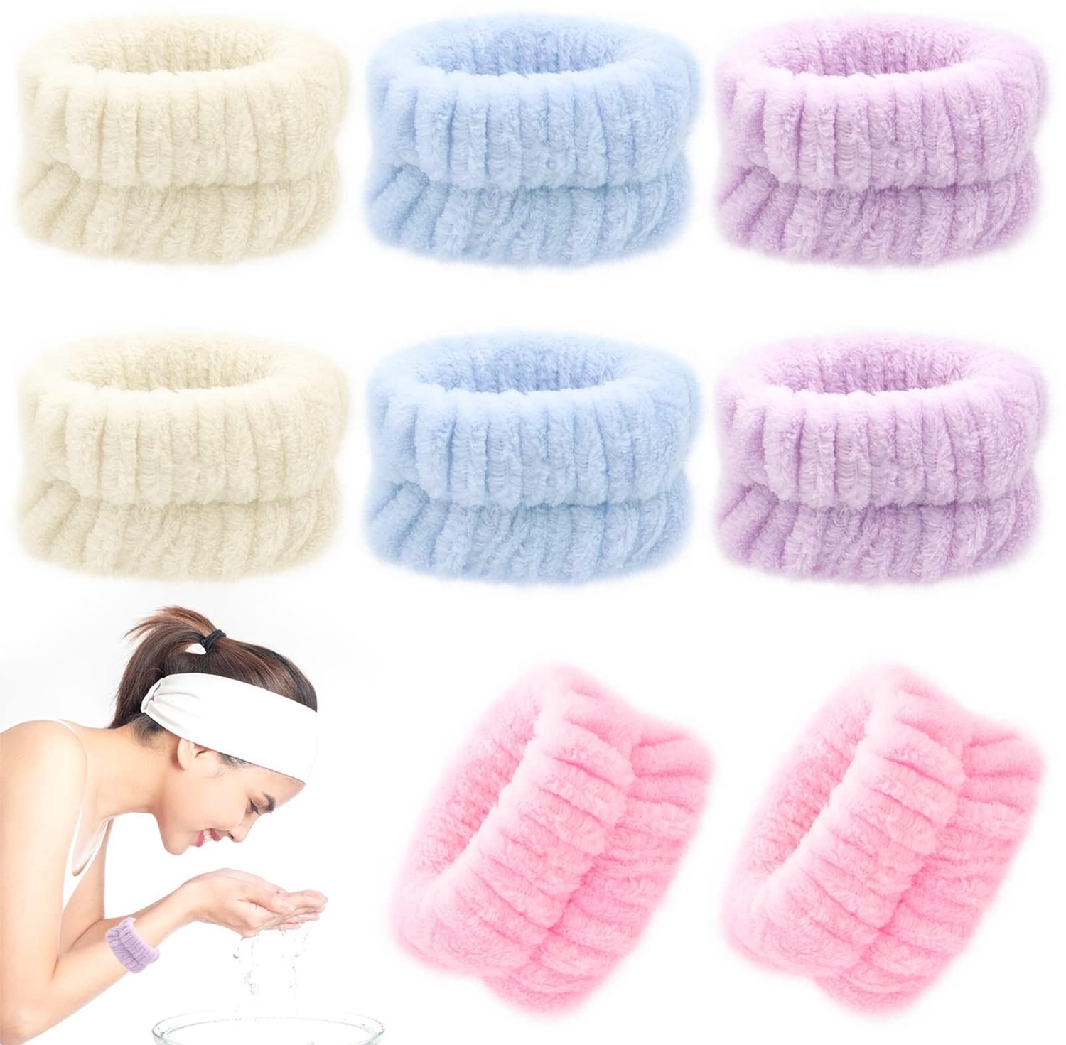 8 Stuks Herbruikbare Absorberende Armbanden
