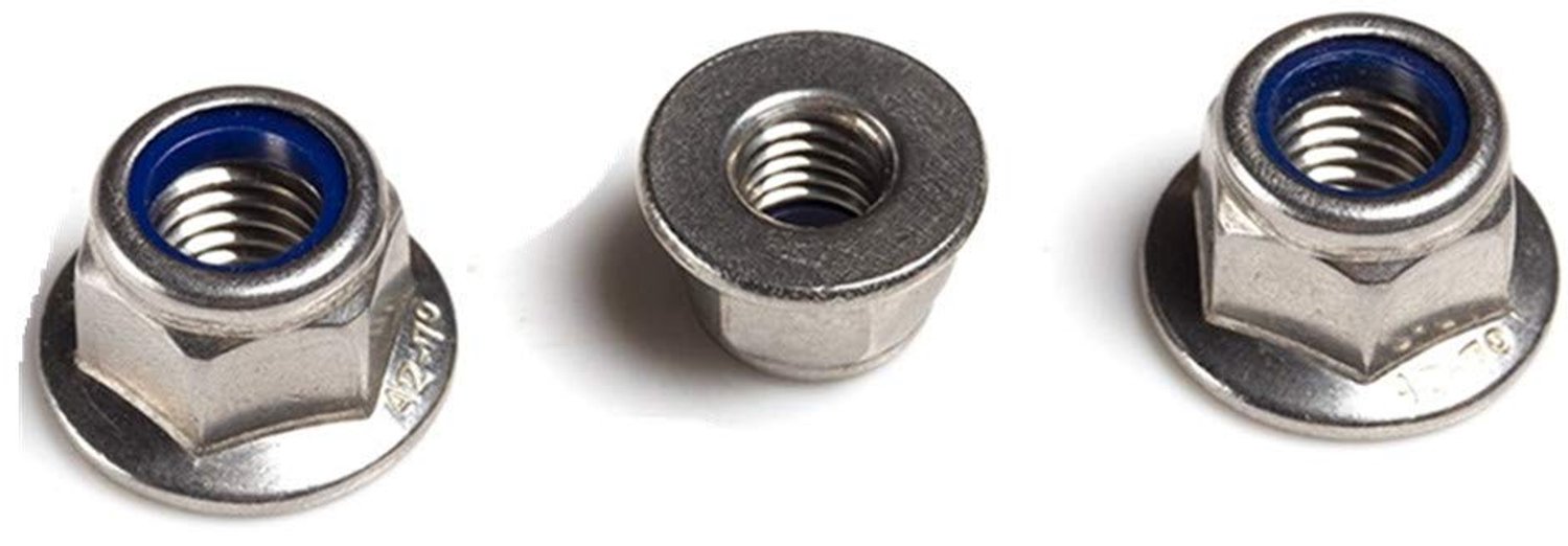 Flensmoeren met Zelfvergrendeling - M5 - 25 Stuks