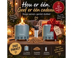 Flamira tafelhaard DUO pakket | 1 voor jezelf, 1 voor iemand anders