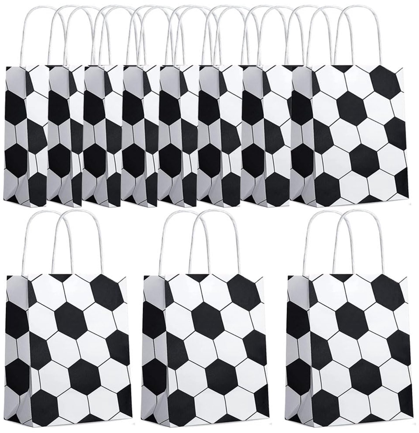 Voetbal Cadeautassen - 18 Stuks voor Feestjes en Verjaardagen