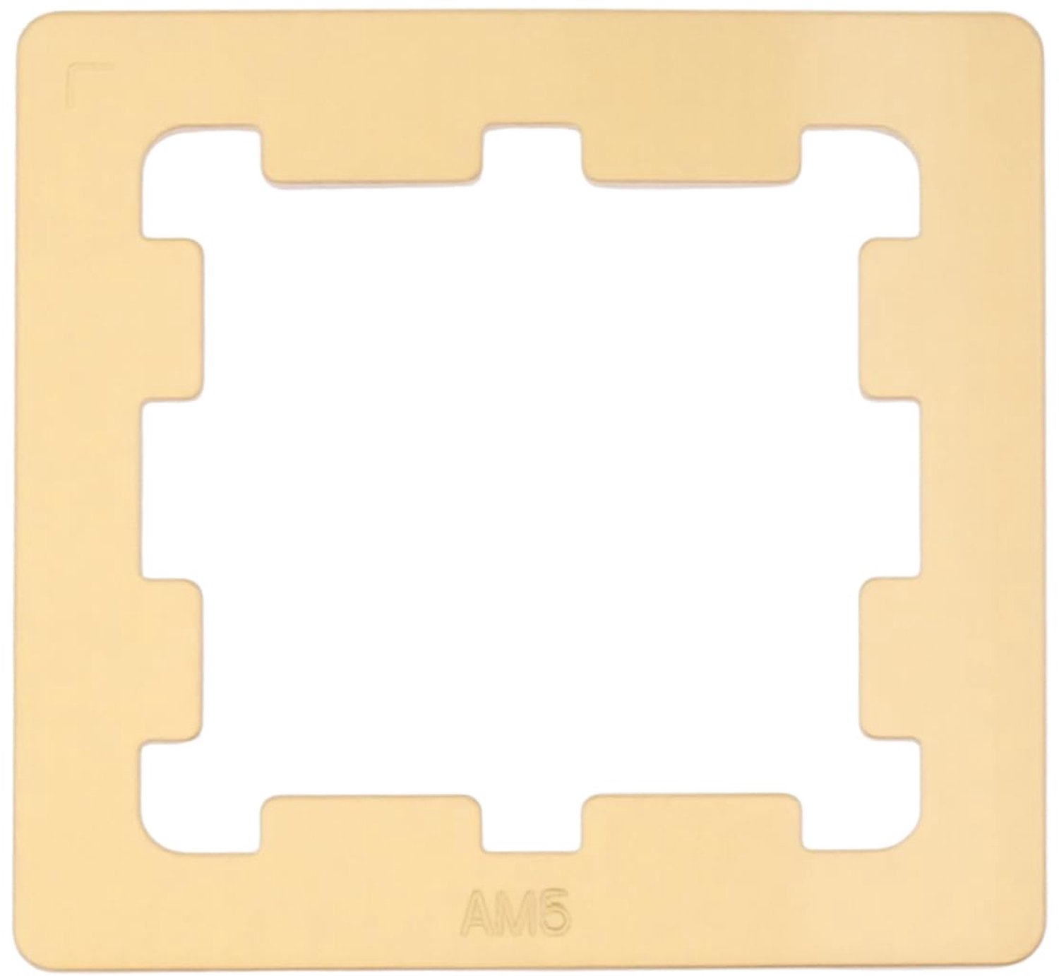 Contactframe Goud - CPU Koeler - AM5 - Koper - 45x45x0,6 mm - Veiligheidsbevestiging