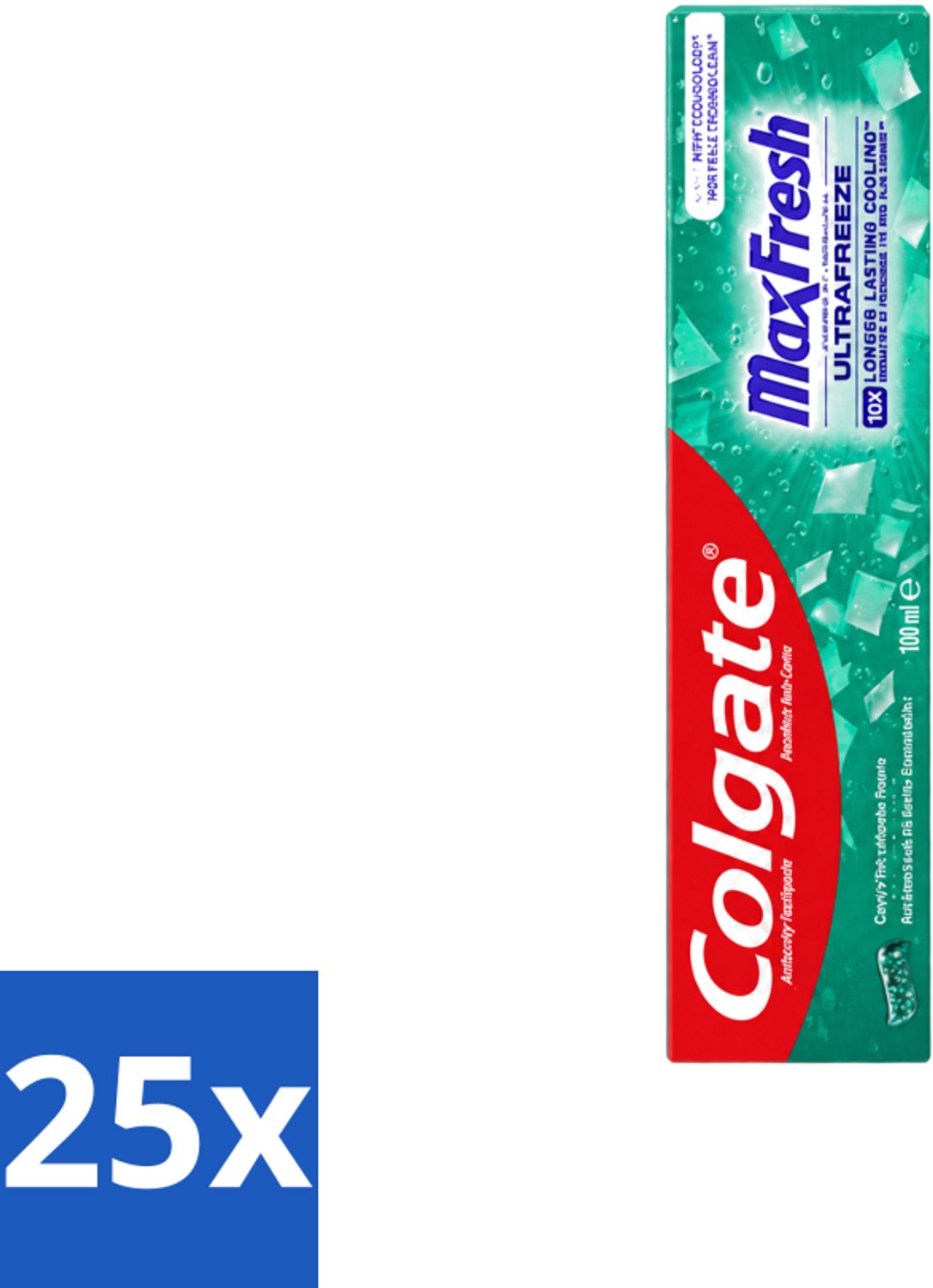 25 x Colgate - Max Fresh Clean Mint - Tandpasta - 100ml - Voordeelverpakking - 25 stuks