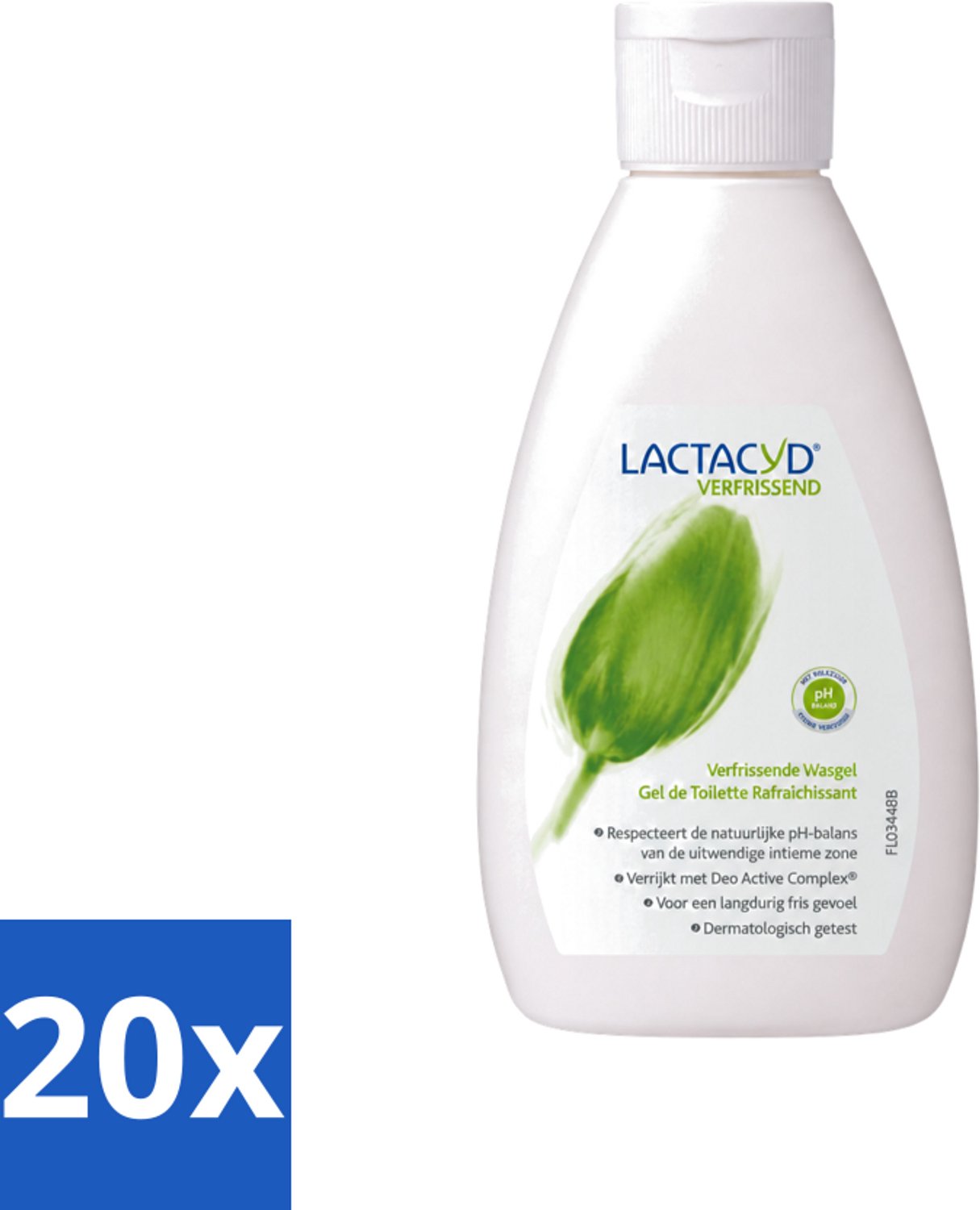 20 x Lactacyd – Verfrissende Wasgel - 200 m - Voordeelverpakking - 20 stuks