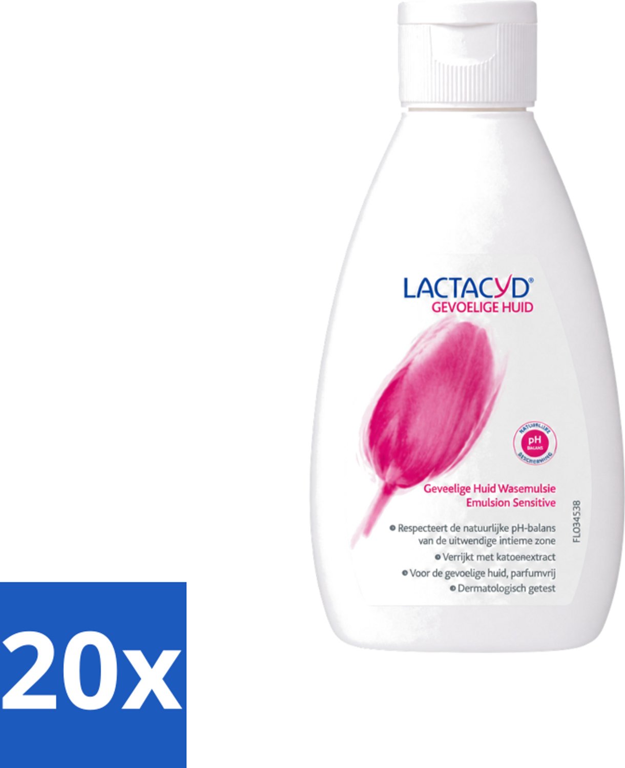 20 x Lactacyd – Sensitive – Extra Mild – 200 ml - Voordeelverpakking - 20 stuks