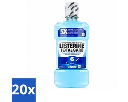 Listerine 20 x – Mondwater – Total Care – Bescherming tegen tandsteen – 500 ml - - 20 - 20 stuks