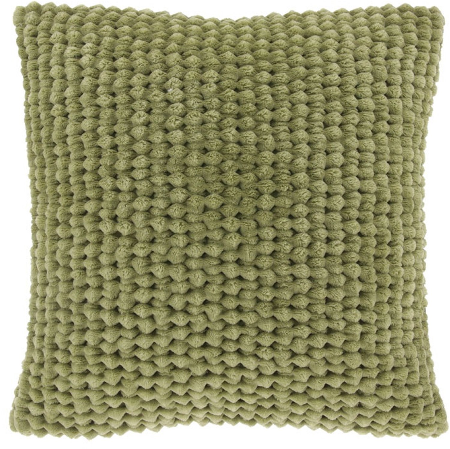 Unique Living Sierkussen Dila - moss green - 45x45cm Groen