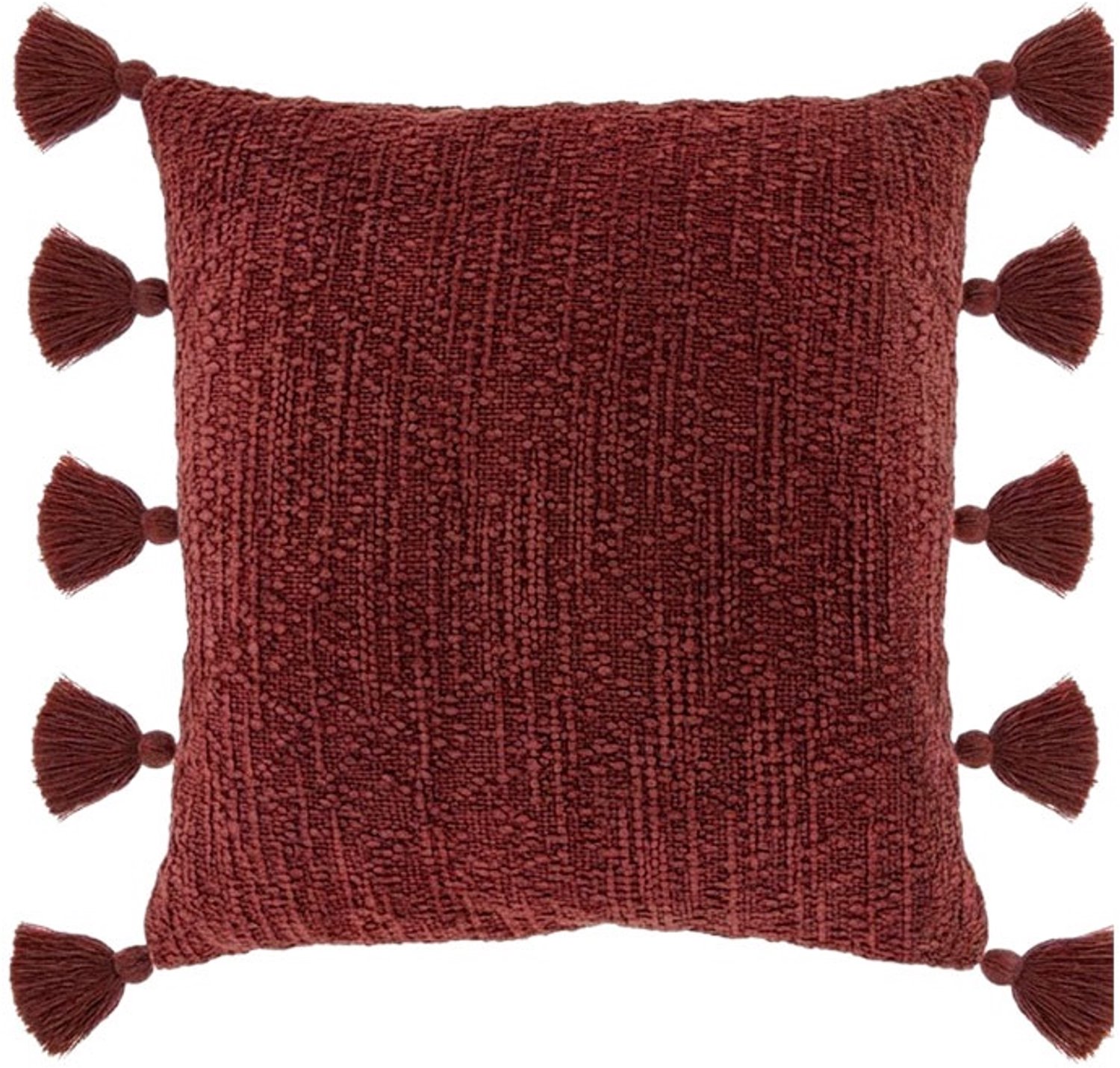 Unique Living Sierkussen Naomi - marsala - 45x45cm Bruin