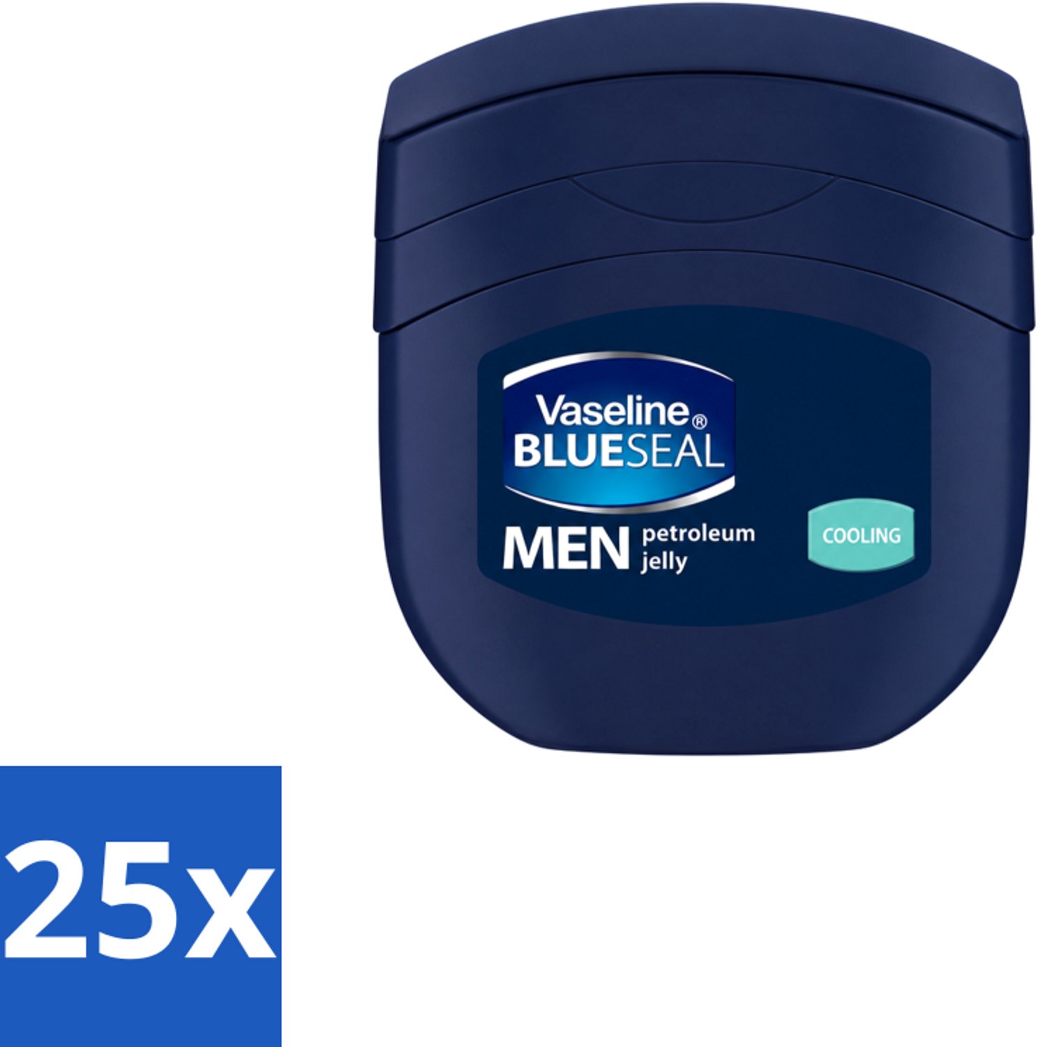 25 x Vaseline Men – Petroleum Jelly – Cooling – 250 ml - Voordeelverpakking - 25 stuks