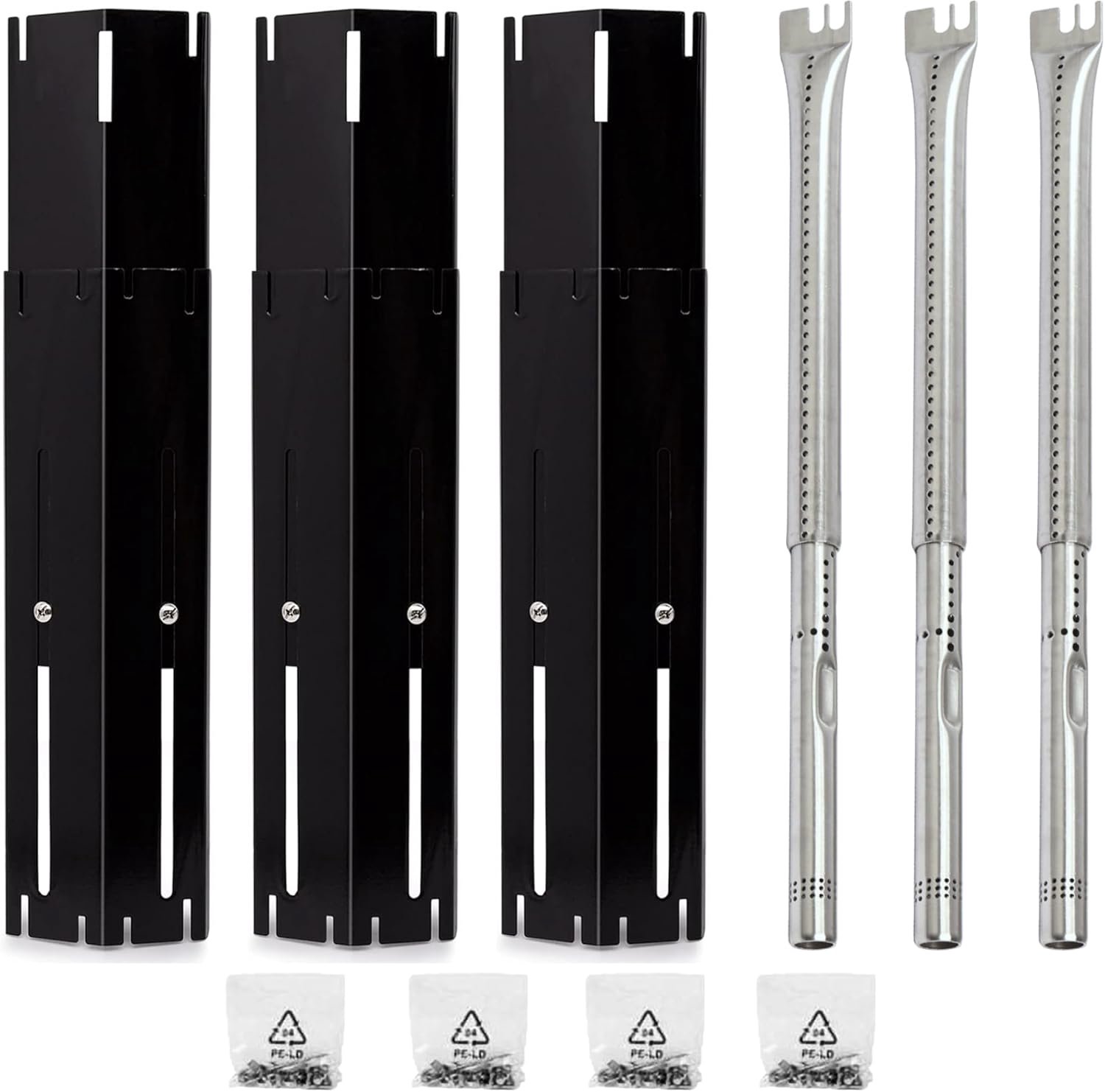 Universele Grillonderdelen: Hitteplaten & Branders (3 stuks)