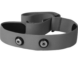 kwmobile Borstband voor Garmin HRM / Polar H1 H10 H9 H7 / Wahoo - Hartslagmeter Vervangende Cardio Borstband - Nylon grijs